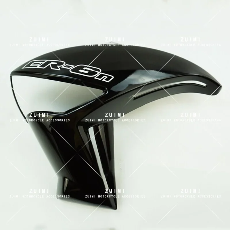 Fit For Kawasaki  ER-6N 2009-2010-2011 Front Side Radiator Cover Panel Fairing Cowling Bright black