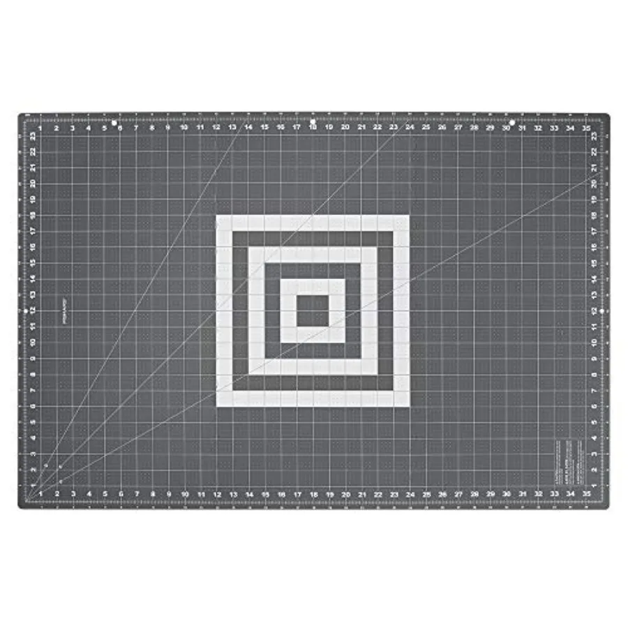 

Складной коврик для резки 24 x 36 дюймов для путешествий и хранения - для тканевых и швейных поделок - самовосстанавливающийся коврик - серый