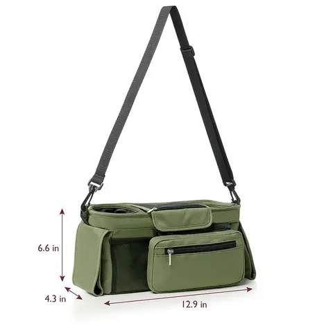 Barnvagnsförvaring Stor kapacitet Resehängande väska Mammaväska Telefonflaskhållare Barnvagnsblöjväskor Barnvagnstillbehör 8 best sales barnvagnsväska - №1