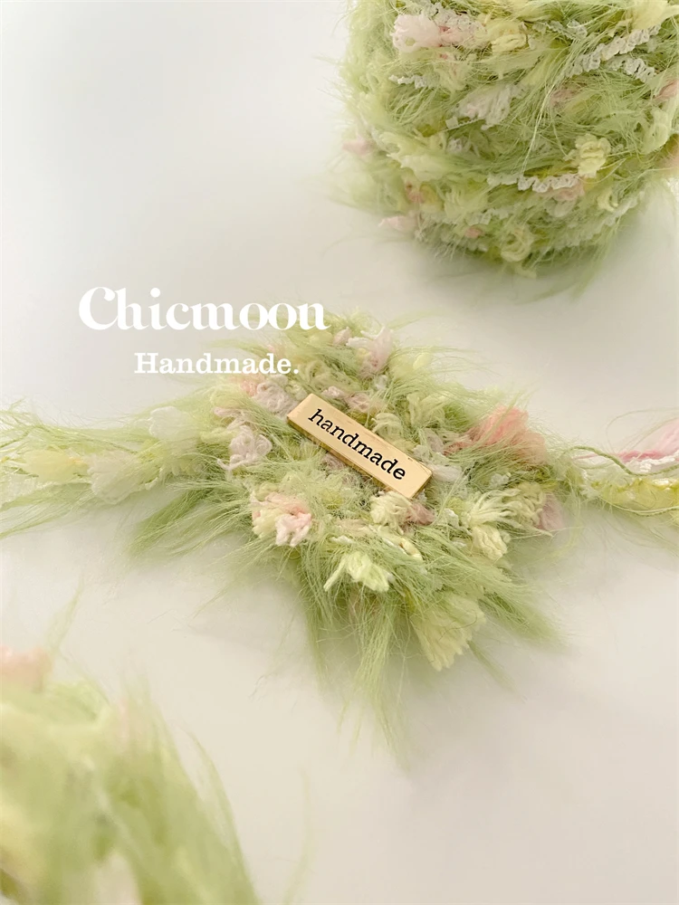 

[Chicmoon] Dream Flower Border | Особенности своими руками, ручная смешанная пряжа, пряжа для вязания крючком с иглой