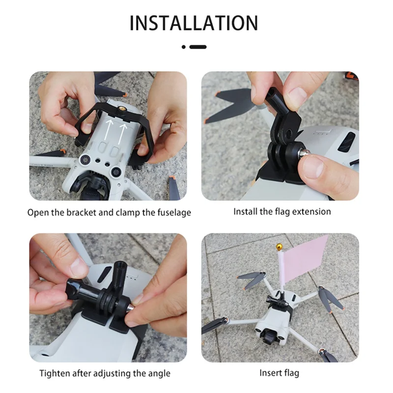 N88R For DJI MINI 4 PRO/MINI 3/MINI 3 PRO Top Extension Bracket Mount Holder Camera Stand For Insta360 Accessories