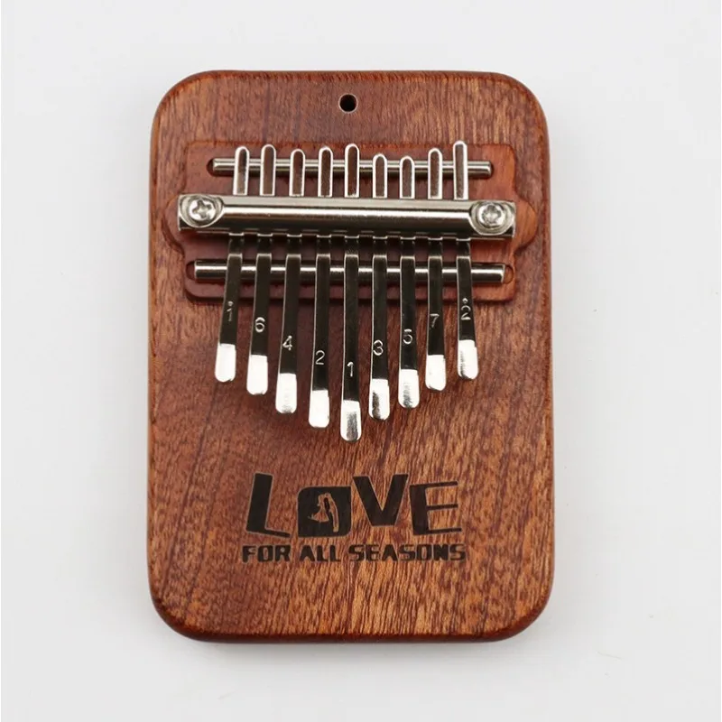 

Мини-Kalimimba 9-клавишное профессиональное пианино для начинающих, портативное детское пианино Kalimbas, маленькая музыкальная клавиатура, милое пианино на палец, подарок