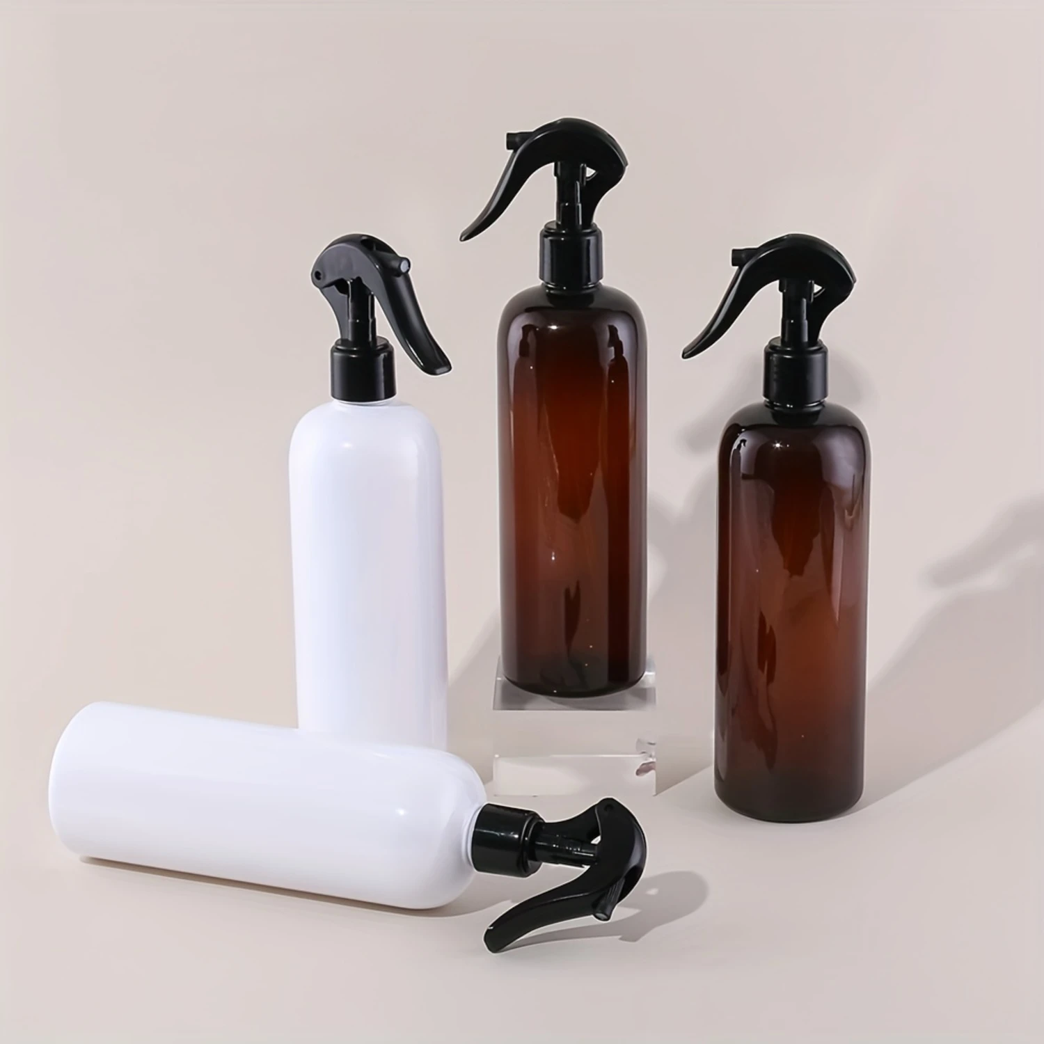 4pcs 500ml Spray Bottles For Cleaning Solutions Sprayer Hand Press Spray Container Refillable Gardening Sprayer The Pet Travel L