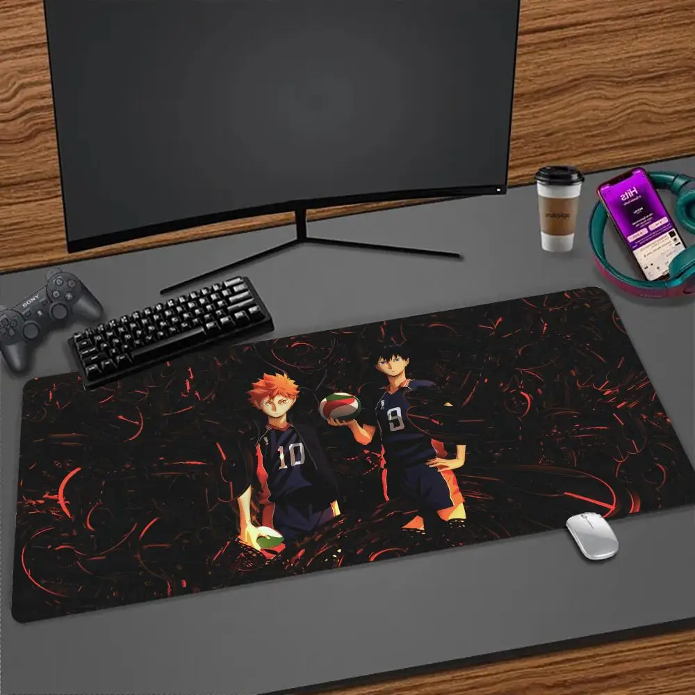 

Computer Gamer Mouse Pad 900x400 XXL Mouse Pad H_Haikyu Hinata Shoyo Gamer Office Gadget Rubber Mouse Kawaii Volleyball Junior Hot Desk Pad Office Pad