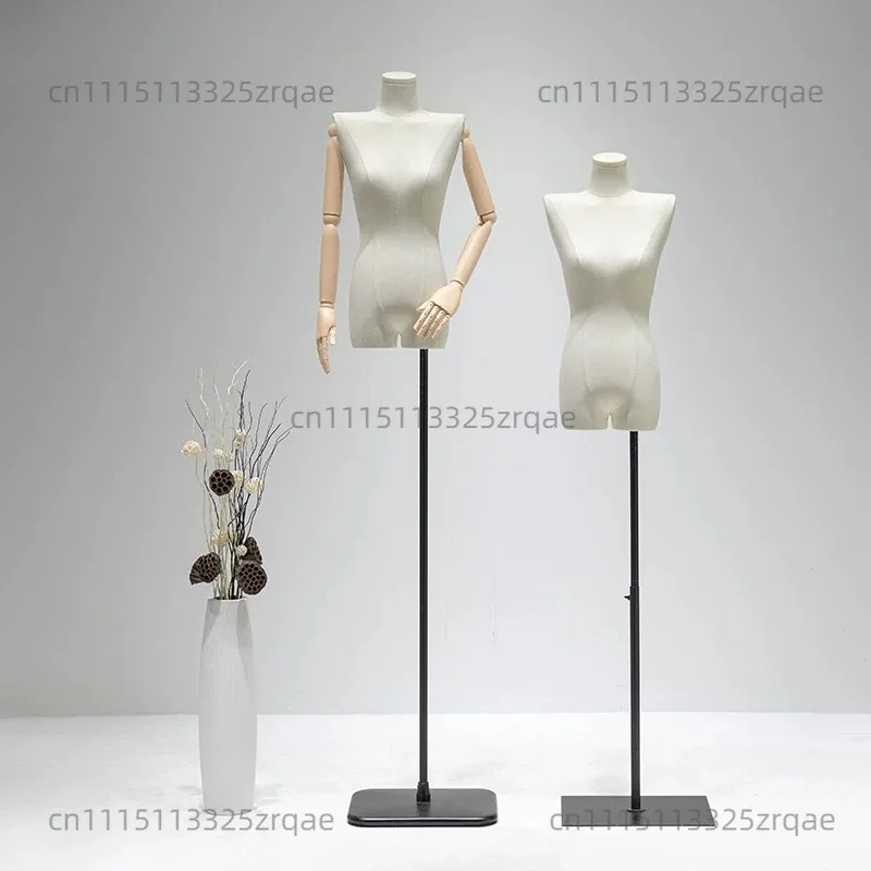 Model props half/full body window clothing store right angle flat shoulder dummy model display stand