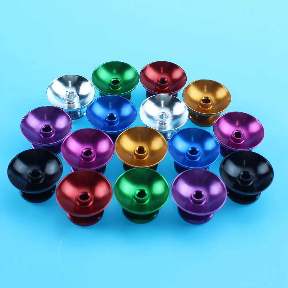 ChengHaoRan 1 pair 3D Metal Joystick Grip Cap Analog Thumb Stick Cover For PS5   Gamepad Controller Thumbstick repair