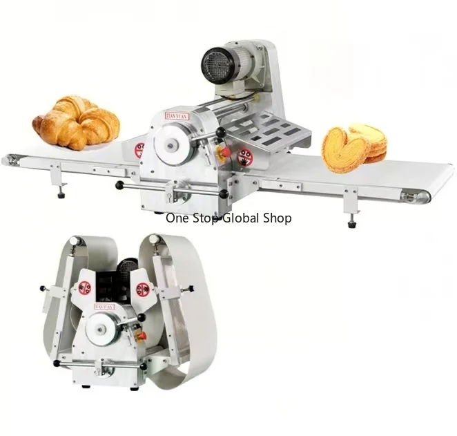 450 Countertop Automatic Pasta Press Machine Hand-torn Bread, Croissant, Egg Tart, Wife Cake, Thousand Layer Puff Pastry Machine
