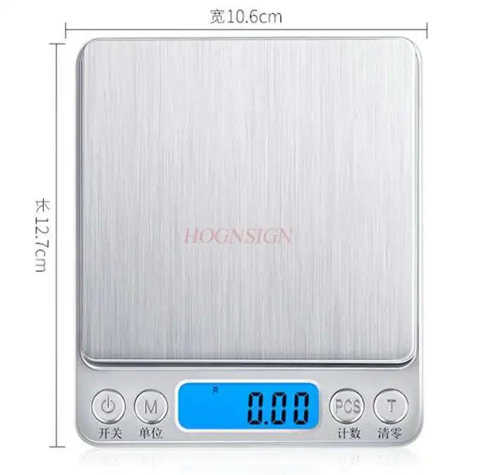 Precision baking electronic scales for household small kitchen weighing scales weighing 0.01 high accuracy food balance scales