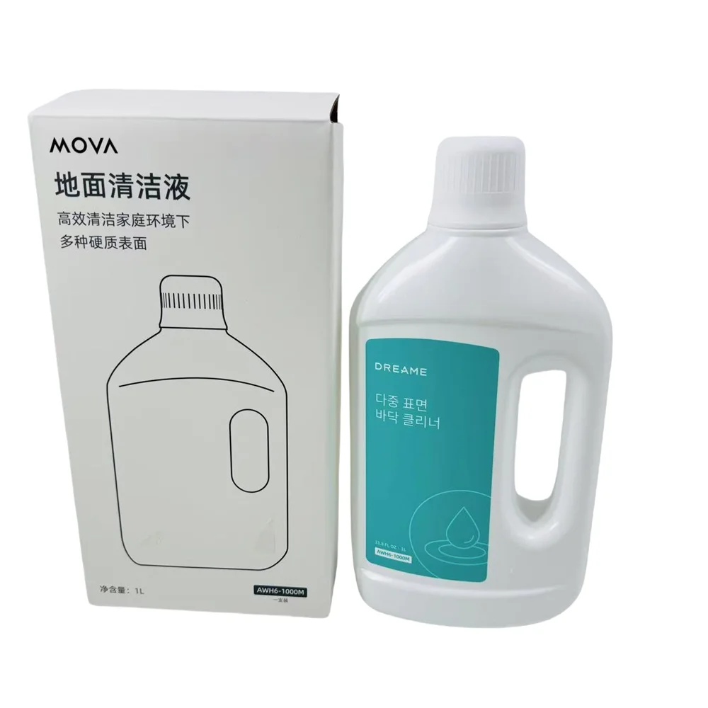 Original Dreame L20 Ultra/L30 Ultra/X10/X10 plus Cleaning bottle Special Floor Cleaner Accessory 1L（Supplementary detergent）