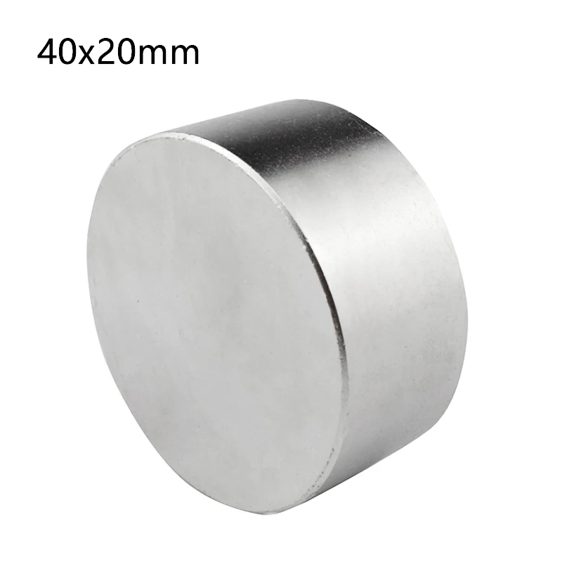 

40x20mm N35 Round Powerful Super Strong Magnet Permanent NdFeB Neodymium Magnets 40*20mm