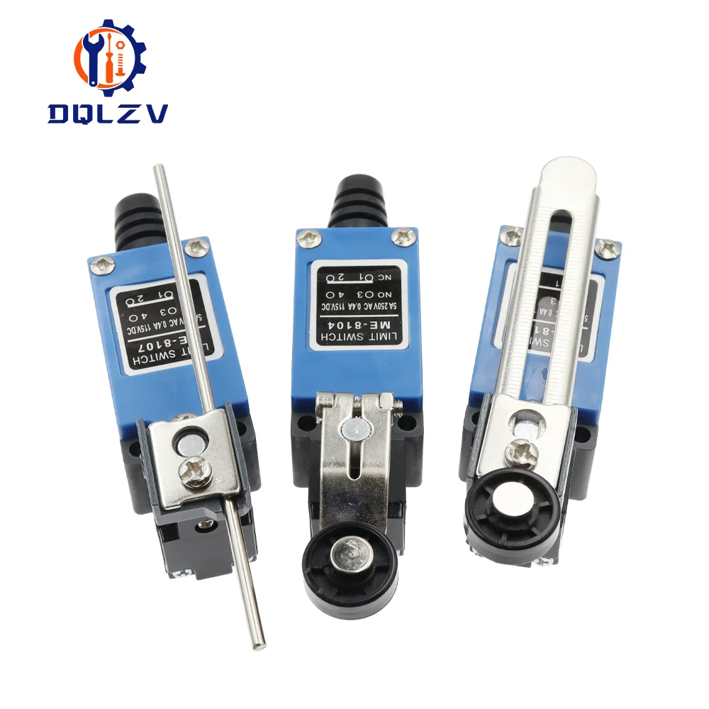 Waterproof CNC Momentary Limit Switch ME 8108 8111 8122 9101 5A/220V Rotary Roller Lever Sealed Industrial Machine Limit Switch