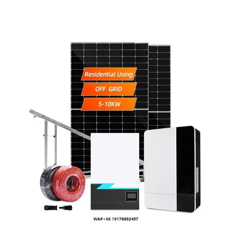 10kwh Battery Single Phase 'Mppt Complete Set for Home System With Ce Etl Rohs Certifications 6-10kw Off-grid System Solar Home