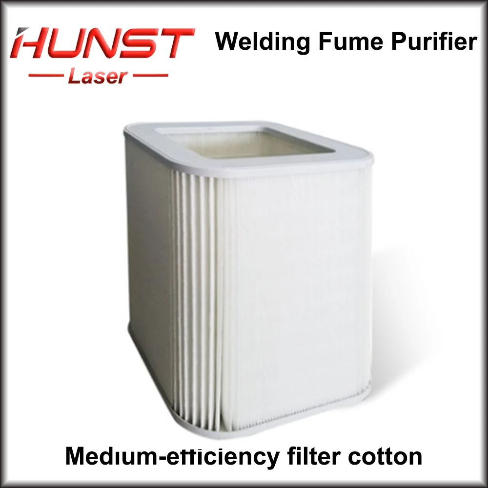 Imagem -06 - Hunst Extrator de Fumaça a Laser Elemento Filtro para Xf180 Xf250 Solda Fumaça Absorvente Purificador Hepa Coletor Poeira