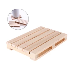 Mini Wooden Pallet Beverage Coasters For Hot And Cold Drinks Insulation Pad Cup Coaster Pot Mat Drinkware Cups Kitchen Tools