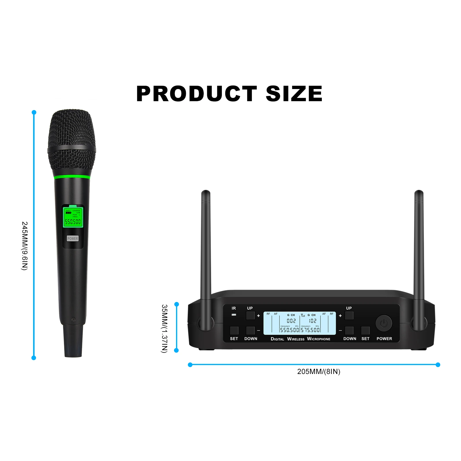 GLXD4-97 GLXD4 Wireless Microphone 200 Channels UHF System Professional Handheld Mic For Stage Speech Show Band Party