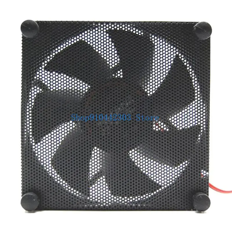 L4MD 7-14cm Black Cooler Fan Dust Filter for Case Cover Dustproof Computer Mesh Filte