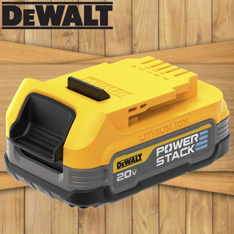 DEWALT DCBP034 POWERSTACK Lithium Battery 20V Max 1.7Ah LED Fuel Gauge Displays Wear-resisting Compact Rechargeable Battery