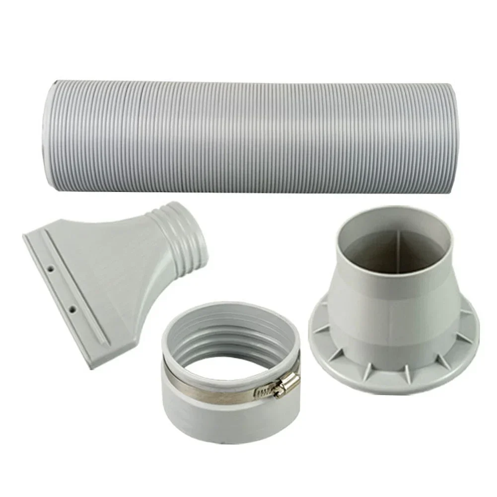 

Flexible Vent Hose Exhaust Hose Plastic Construction Sturdy Material Versatile Uses 0.7 To 1.7 Meters 100 Millimeters Diameter