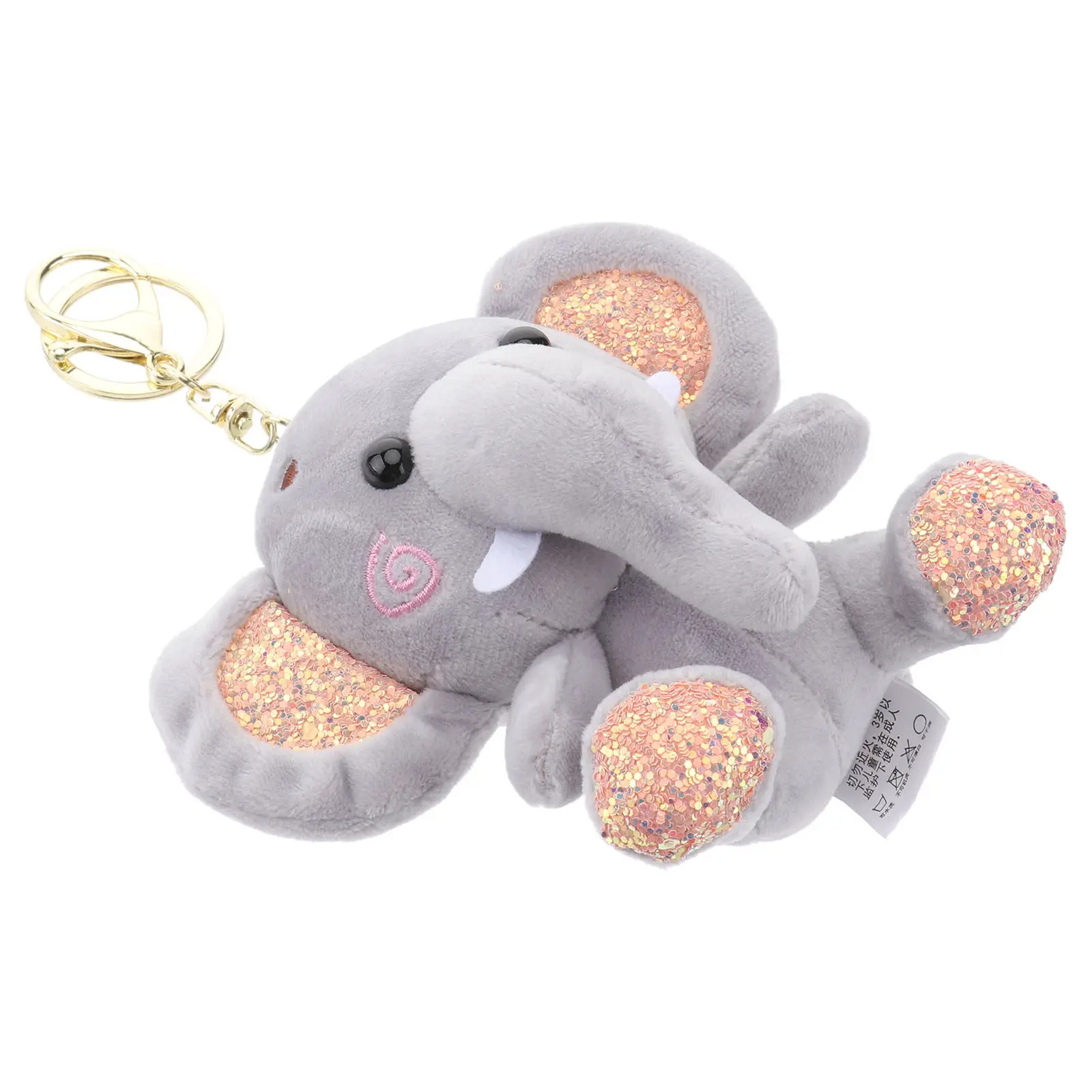 

Брелок-слоник серый, мягкий, подвеска для ключей, украшение для сумки/автомобильных ключей, милый подарок на День рождения, День святого Валентина, выпускной