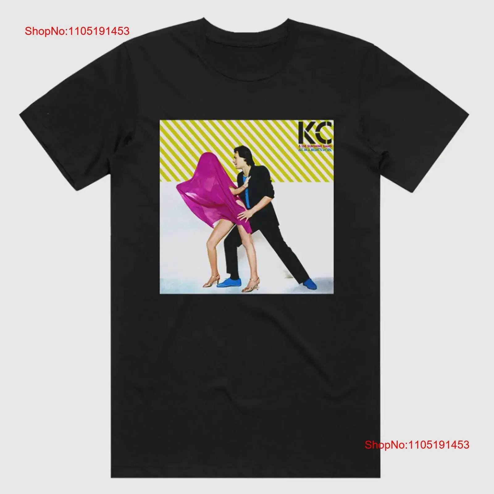 

KC and The Sunshine Band All In A Nights Work Album Cover футболка размера S 5XL винтажная стираная мягкая мужская растянутая футболка унисекс