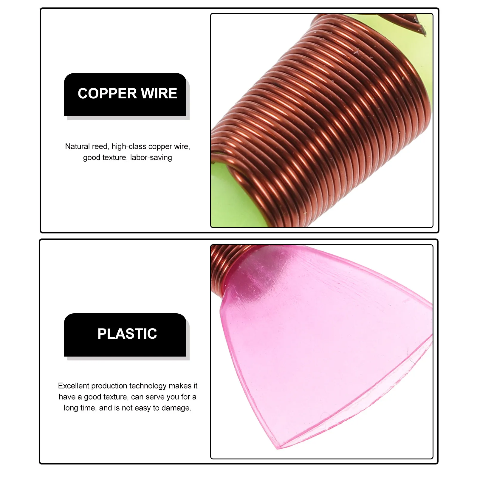 

10 шт. трости для суоны: высококачественные трости из натурального тростника с превосходной медной фурнитурой, экономящие усилия, для точного звука и