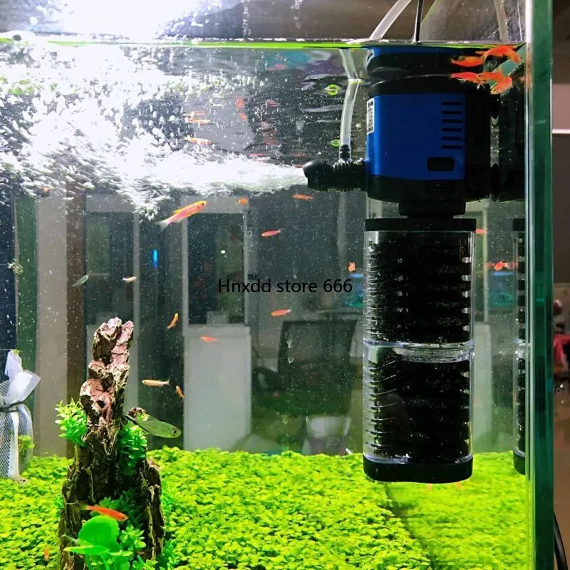 Fish tank built-in filter oxygenated pumping circulation aquarium