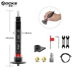 AX207 Mini Pneumatic Chamfering Machine Metal Deburring Chamfer Tool Handheld Adjustable Trimming Arc Corner Deburring Accessory