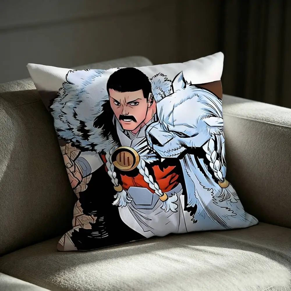 Omni-Man Mark Manga I-Invincible-e Square Sofa Pillow Cover Solid Color Living Room Home Decor Cushion Case