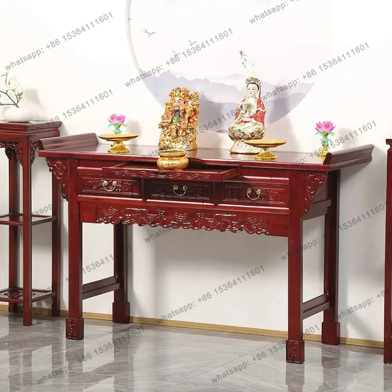 Offering table incense case Gongtai household new Chinese style God of Wealth table Offering  in living room Offering table