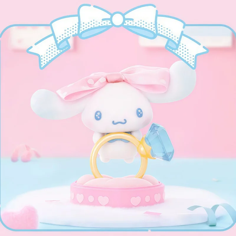 

TOPTOY New Cinnamoroll Full Of Love Series Blind Box Flocked Figure Decorative Ornament Desktop Decoration Valentine Day Gift