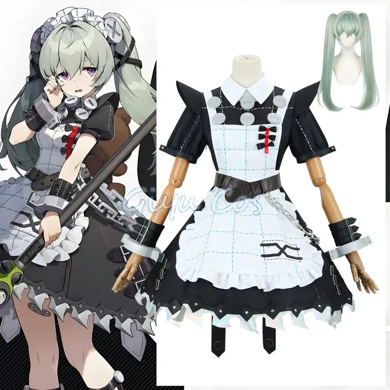 

Corin Wickes Zenless Zone Zero Cosplay Costume Wig Anime Halloween Party Costumes Masquerade Women Uniform Game