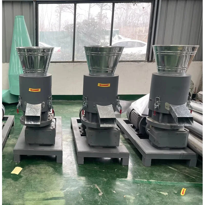 //0//4/kw Flat Die Mill Biomass Wood Pellets Making Sawdust Granulator Fuel Pellet hine