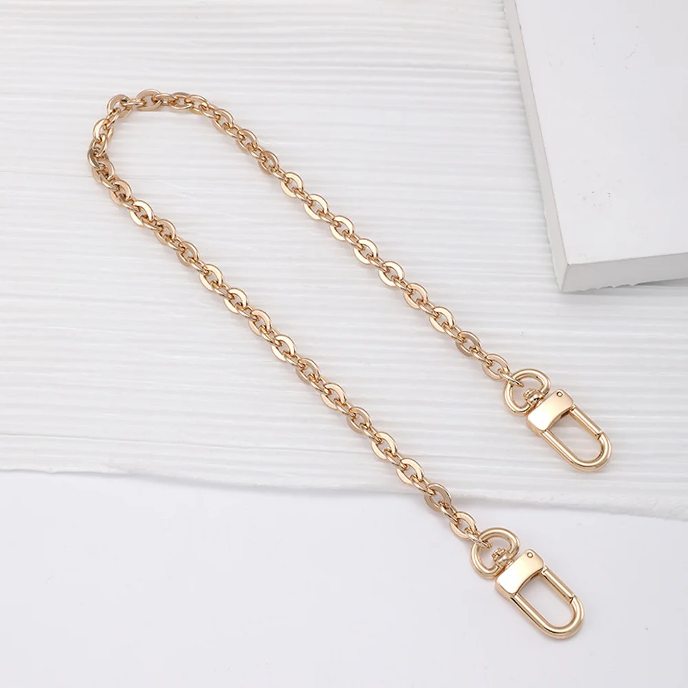 40/60/90/100/120cm Handbag Metal Chains DIY Purse Chain With Buckles Shoulder Bags Straps Handbag Handles Bag Parts Gold