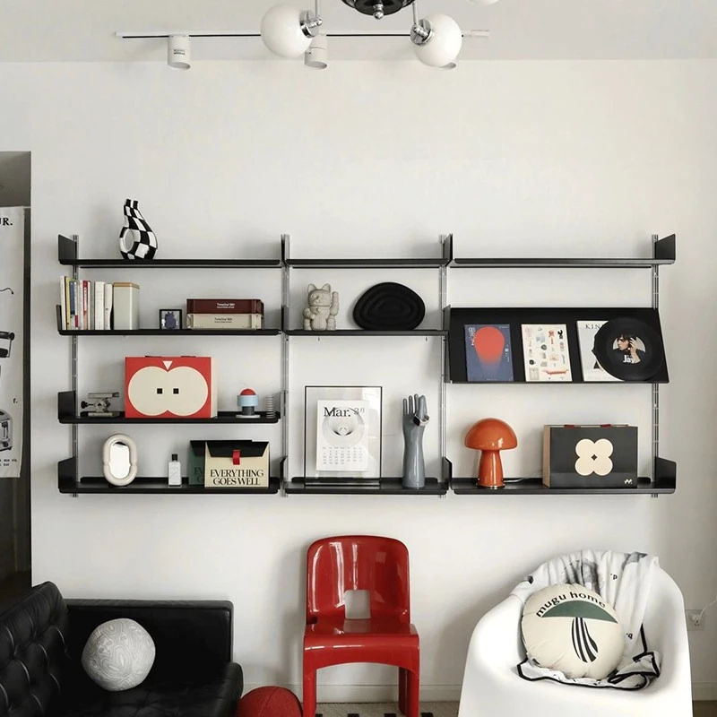 606 Creative Wall-mounted Display Shelf Wall Track Shelf Free Combination Bookshelf Display Shelf