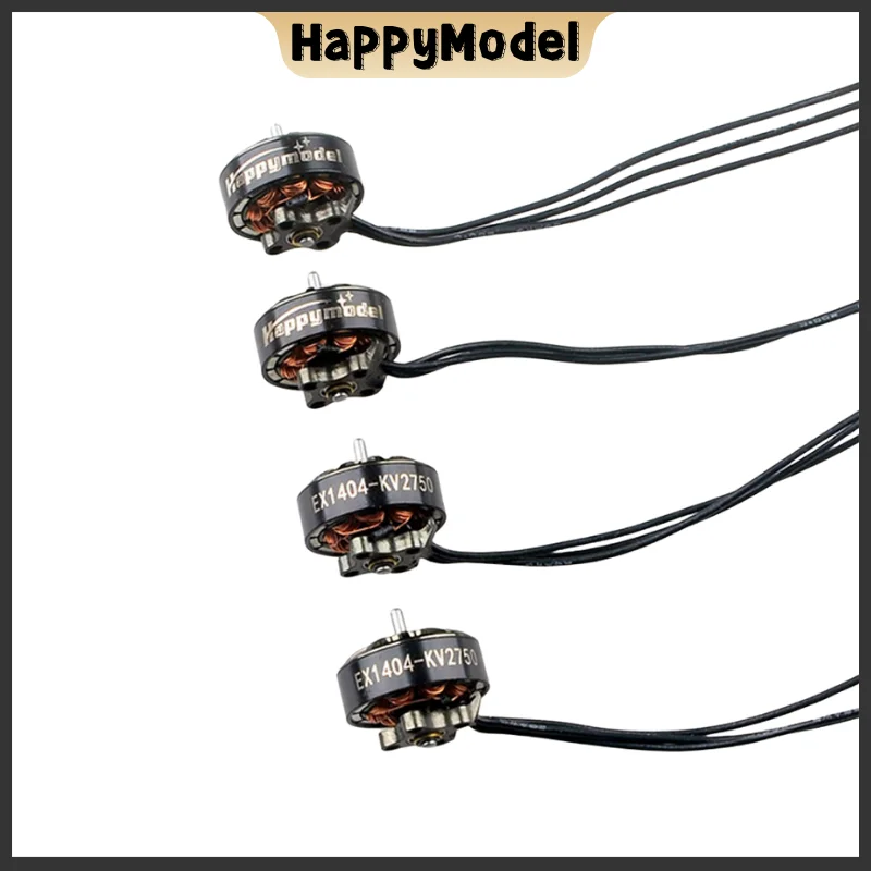 Happymodel EX1404 1404 KV2750 KV3500 KV4800 3-4S Brushless Motor 1.5mm Shaft for FPV Racing Drone Freestyle Micro Long Range LR4