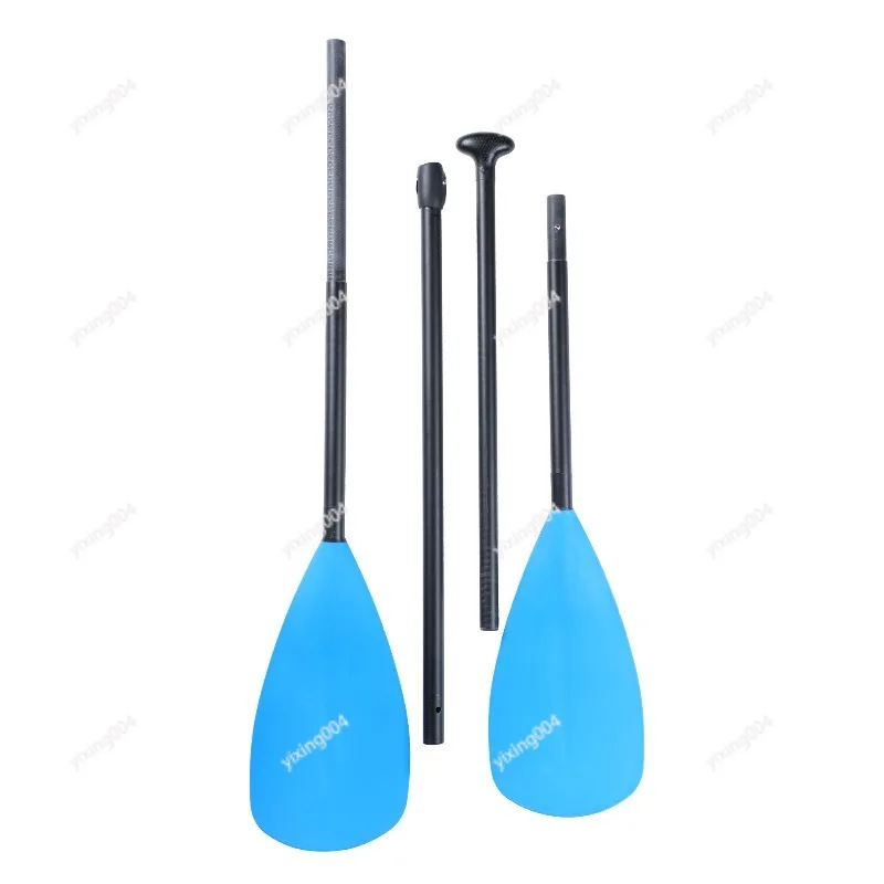 4-section Folding Kayak Paddle, Lightweight Multifunctional Dual-purpose Canoe Boat Oar