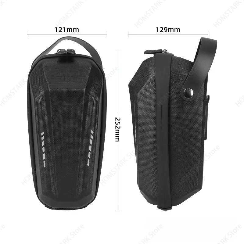 Popular 3L Quick‑Release Front Handlebar Bag,Portable Waterproof Storage Pouch for Electric Scooter Bicycle DIY Riding Accessory