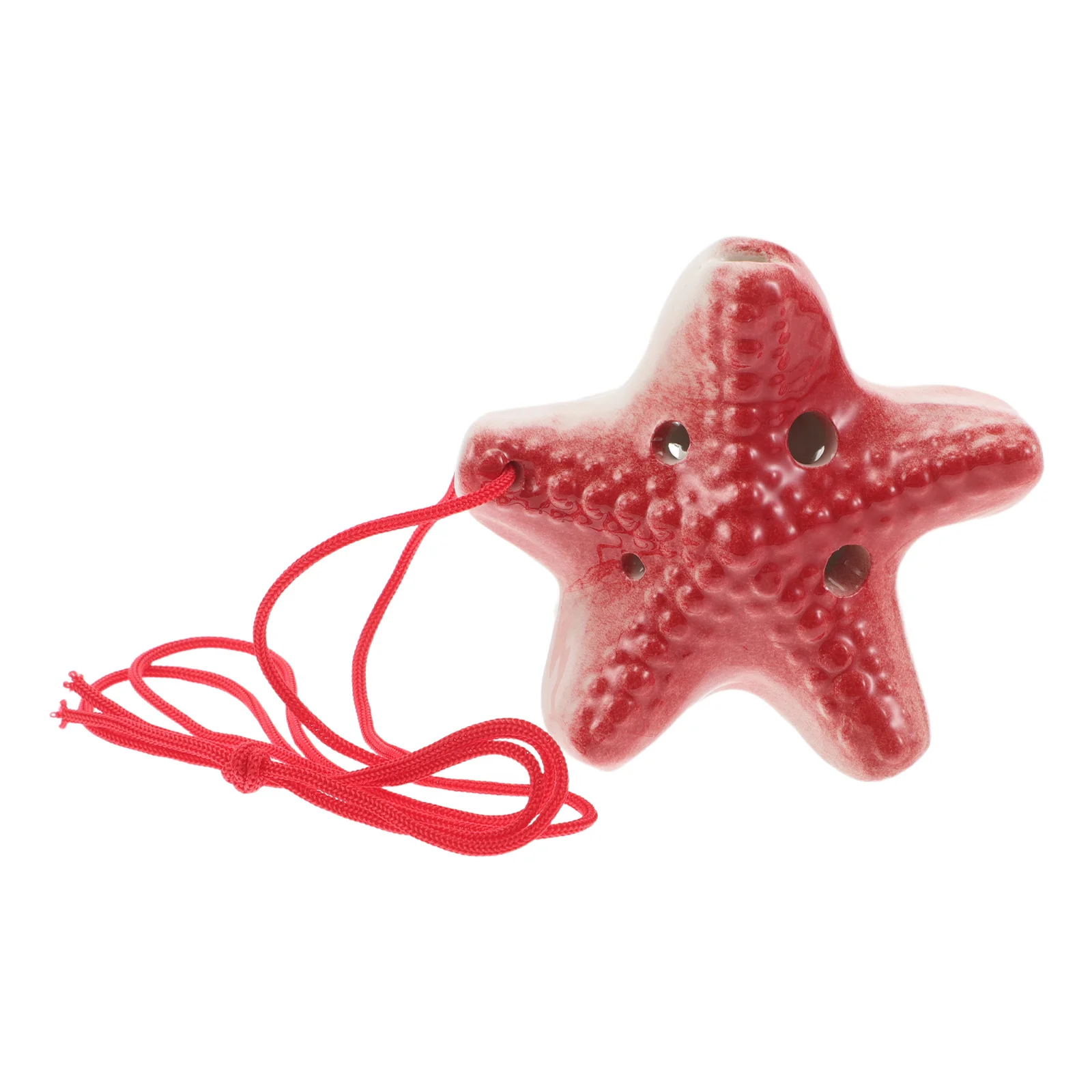 

Star Shape Ceramic Ocarina Six Hole C Key Kids Musical Instrument Beginner Student Wind Flute Beach Favor Ceramic Ocarina