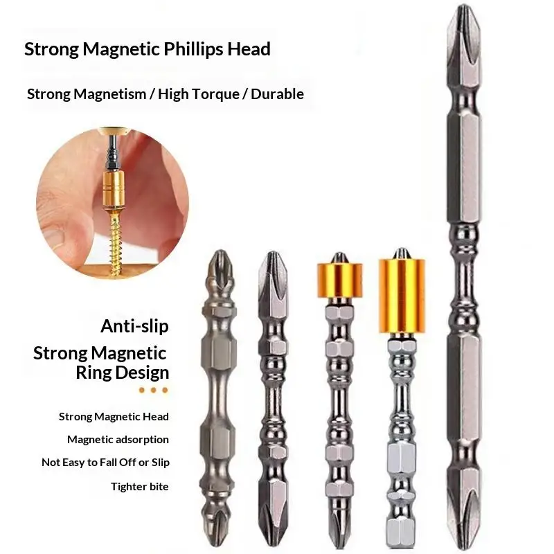 5PCS Strong Magnetic Screwdriver Bit Set Electronic Screwdriver Bits For Plasterboard Drywall Screw Driver