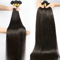 Indian Human Hair Bundles Bone Straight 26 28 30 inch Virgin Human Hair 3 4 Bundles Women Sew In Quick Weave Raw Hair Extensions 3