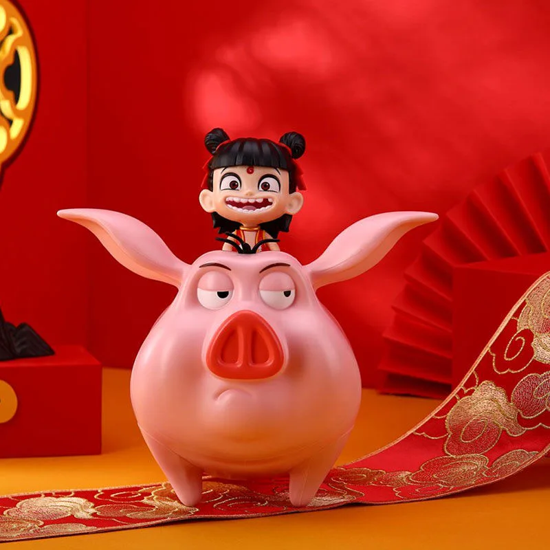 Mozuq【 】ヘリテージコレクション 2005ネッ OFFICIAL Nezha 2 Movie Cartoon Figurine 22oz Popcorn Bucket