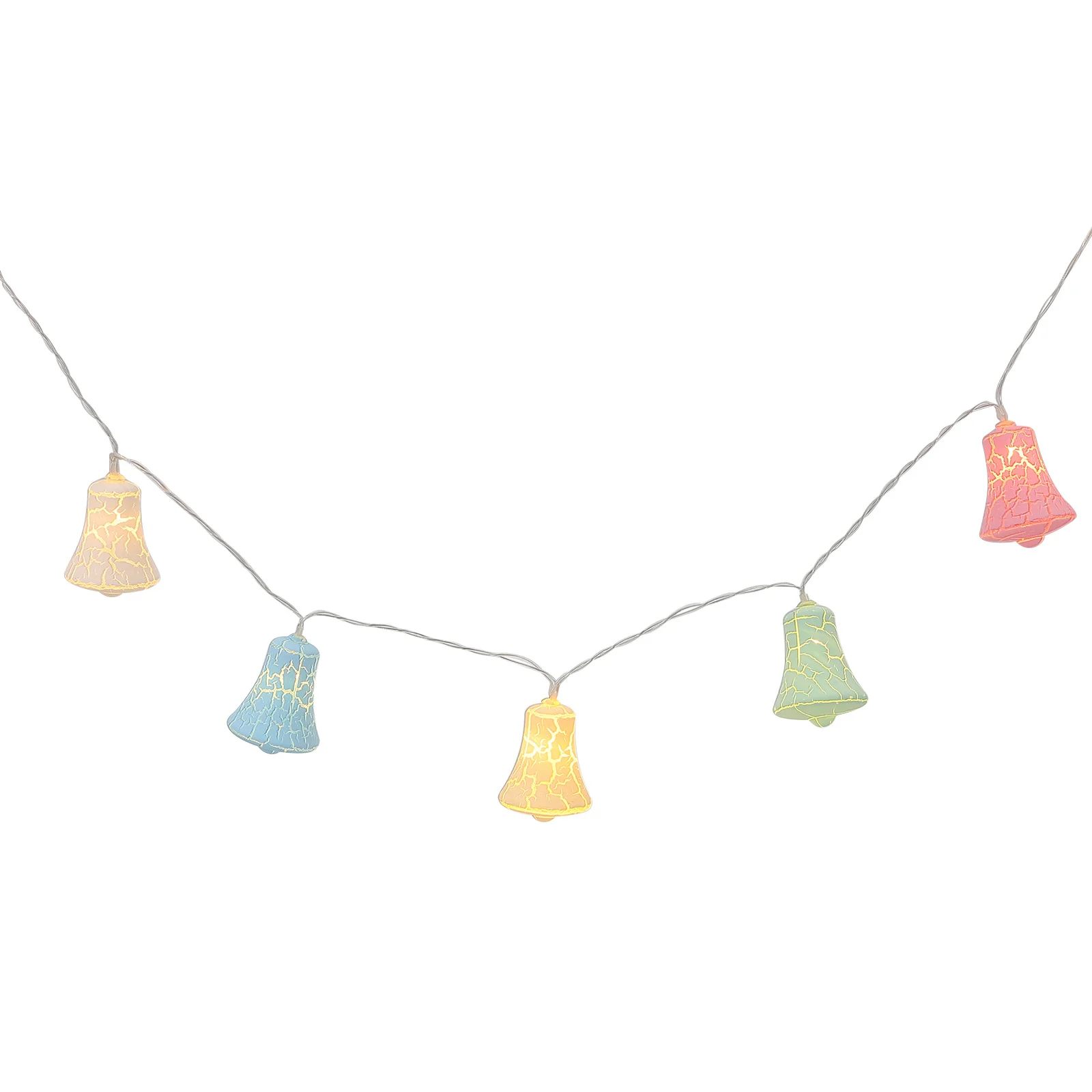 1 مجموعة LED الكراك نمط جرس سلسلة مصباح الإبداعية الزخرفية جرس سلسلة ضوء للحفلات في الهواء الطلق المشهد ضوء ديكور #1