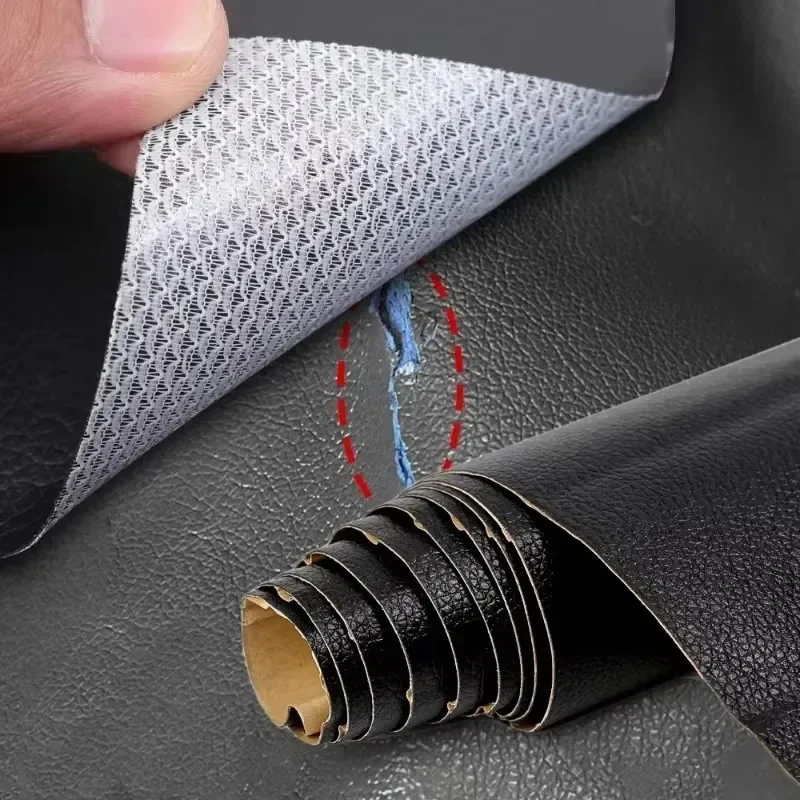 Self Adhesive Leather Repair Patch for Furniture Sofa Car Seats Office Chairs Hand Bag Couch Scratch Tape Kit Waterproof Sticker