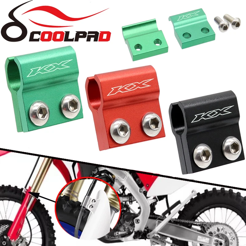 Fascetta tubo freno anteriore per KAWASAKI KX450 KX250 KX100 KX85 KX 250 F 450X Accessori moto