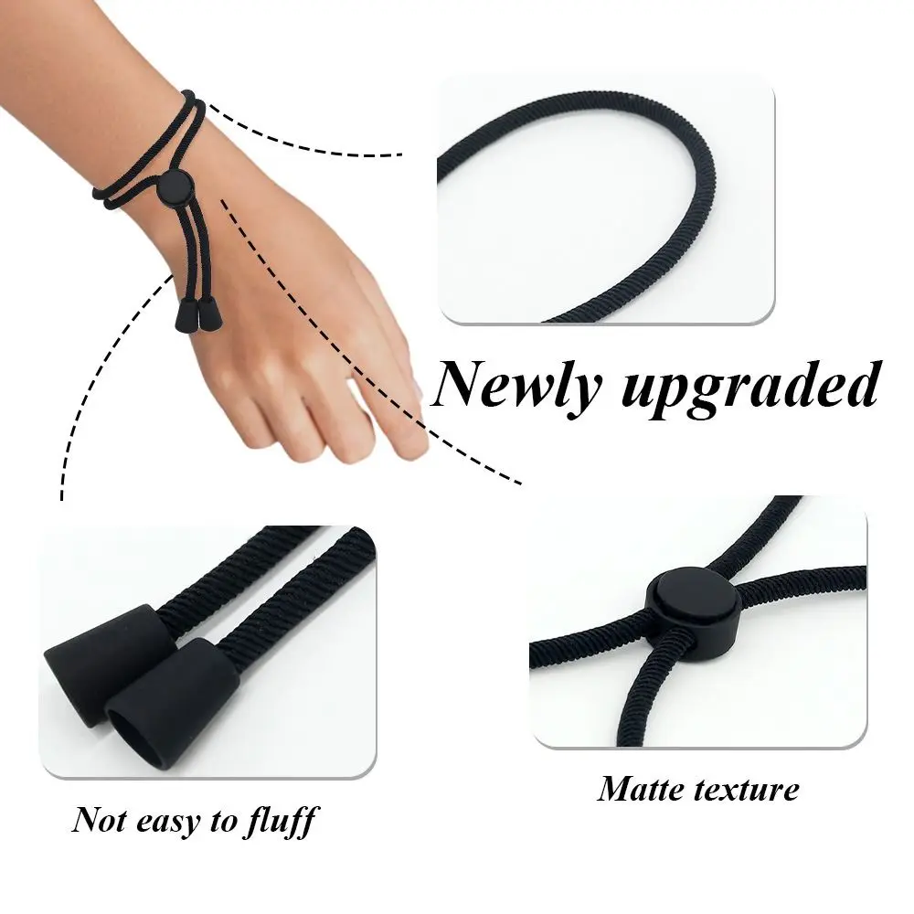 Nueva cuerda ajustable para el cabello, Puffs africanos, banda para el cabello Afro negro, coleteros, bandas de peinado para mujeres negras, peinados de piña