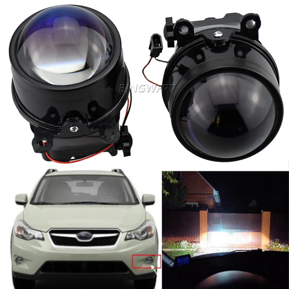 

HD Fog Light Assembly LED Lens DRL 40W H11 12V For Subaru WRX STI Forester BRZ XV Outback Impreza Legacy Justy Levorg