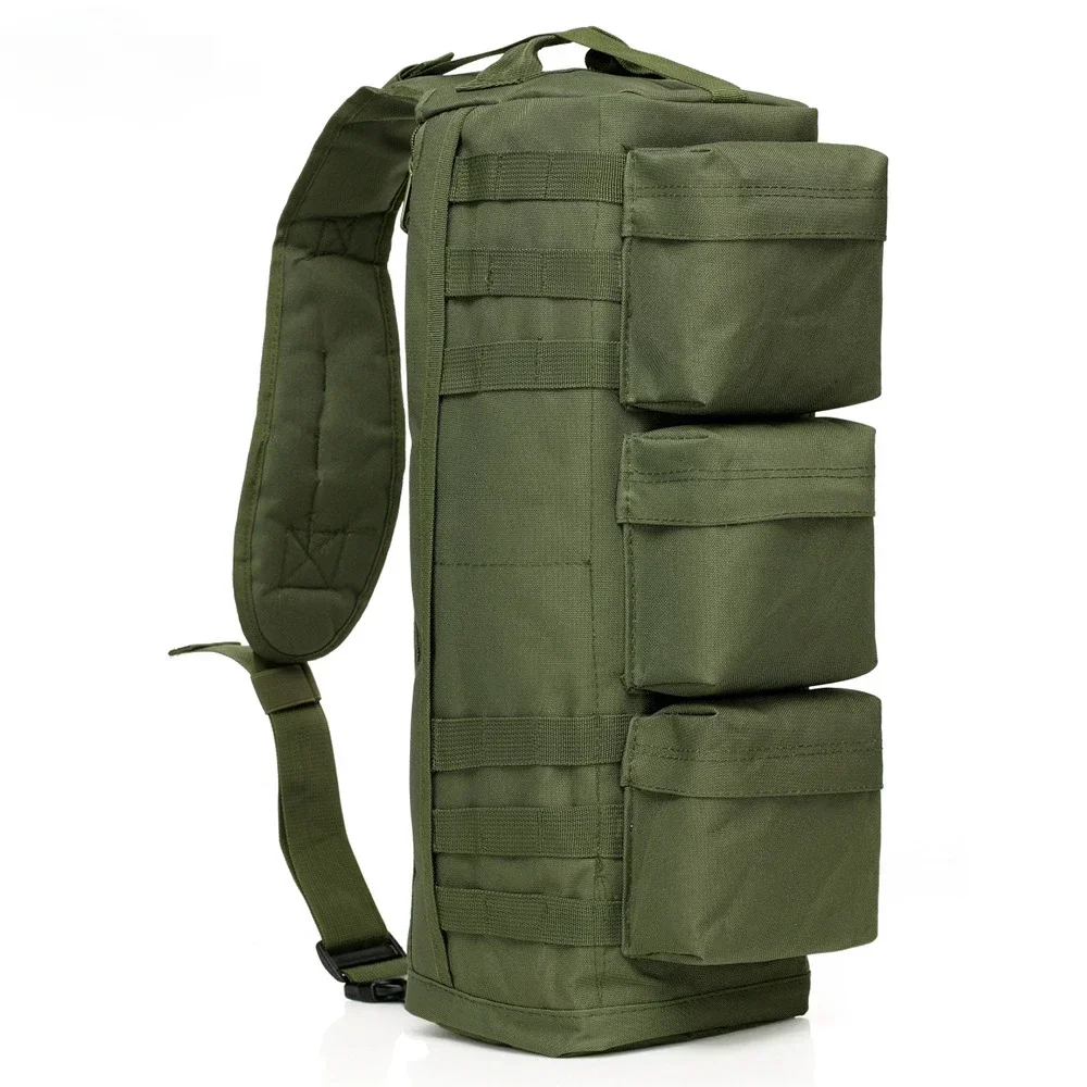 Tactical Outdoor Bag Multifunction Backpack Chest Bag Camo Waterproof Sports Training Camping Fishing Bag Crossbody