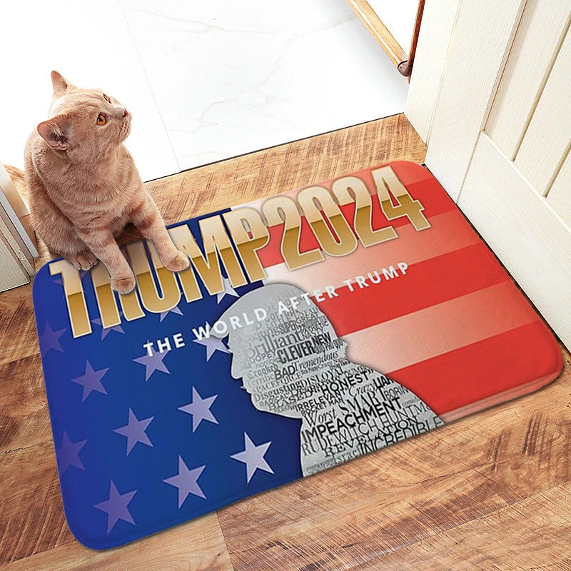 Bed Room Floor Carpets Z-Trump 2024s Living Room Home Decorations Bathmat Anime Rug Aesthetic Bathroom Mat Funny Doormat Foot