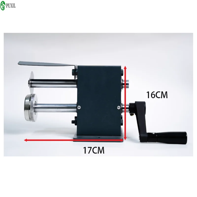 Heavy Duty Sole Cutter For Shoemaking, 304 Stainless Steel Manual Crank Tool, Cuts Leather/Rubber Up To 8mm Thick