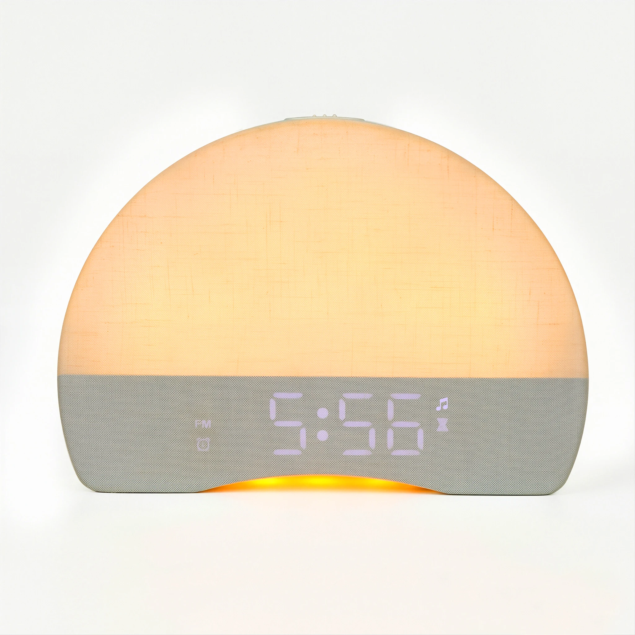 Sunrise Alarm Clock Wake Up Light RGB Night Light 30 Natural Sounds White Noise Machine Digital Alarm Clock for Heavy Sleepers